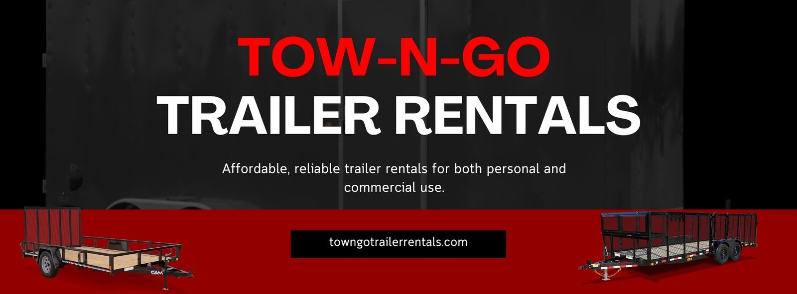 Red and White Modern Geometric Car Rental Service Facebook Cover