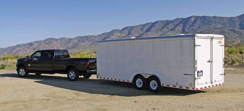 towing a trailer