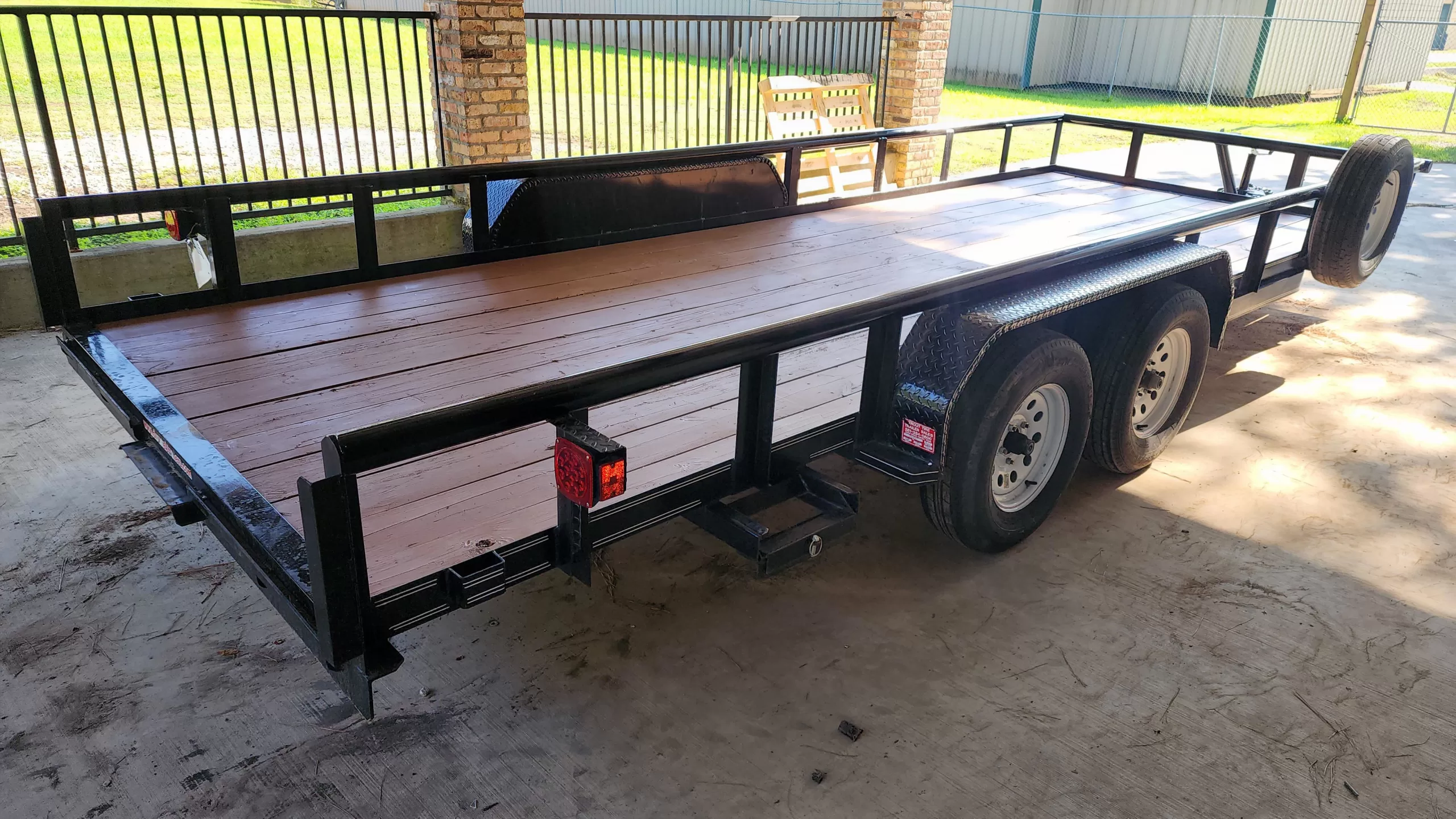 20' Tube Top Utility Trailer